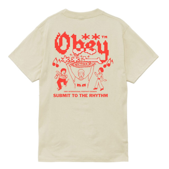 Obey Ανδρική κοντομάνικη μπλούζα Submit To The Rhythm Tee